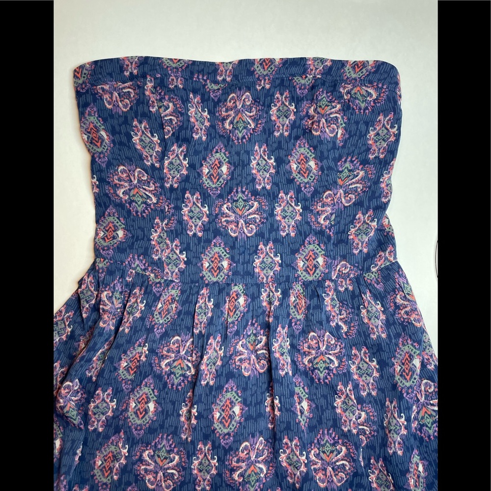 NWT Hollister Strapless Maxi Dress w/ side slit , Size: Small - Picture 5 of 6